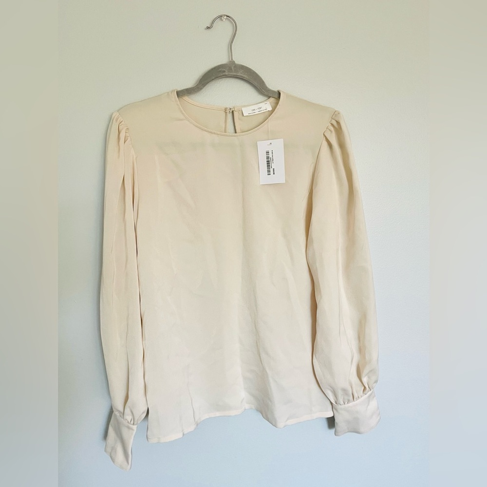 OAK + FORT NWT Long sleeve Blouse